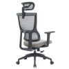 Крісло офісне Officepro Elegant OC600-B-DG-DG  Black/Dark Gray - 896172 – мініатюра 4