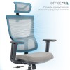 Крісло офісне Officepro Elegant OC600-B-DG-DG  Black/Dark Gray - 896172 – мініатюра 7