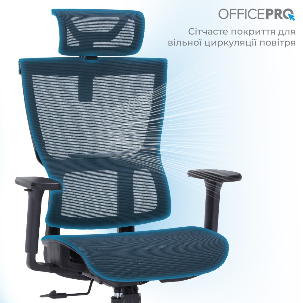 Кресло офисное Officepro Elegant OC660-B-B-B Black - 896158 – фото 7 Кресло офисное Officepro Elegant OC660-B-B-B Black - 896158 – фото 7