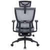 Крісло офісне Officepro Elegant OC660-B-DG-DG  Black/Dark Gray - 896157 – мініатюра 3