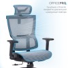 Крісло офісне Officepro Elegant OC660-B-DG-DG  Black/Dark Gray - 896157 – мініатюра 7