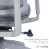 Крісло офісне Officepro Elegant OC660-G-DG-DG Gray/Dark Gray - 896156 – мініатюра 12