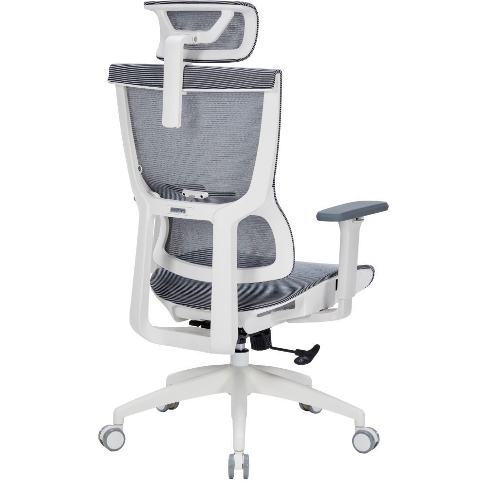 Крісло офісне Officepro Elegant OC660-W-DG-DG White/Dark Gray - 896154 – фото 4 Крісло офісне Officepro Elegant OC660-W-DG-DG White/Dark Gray - 896154 – фото 4