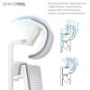 Кресло офисное Officepro Elegant OC660-W-LG-LG White/Light Gray - 896155 – мініатюра 9