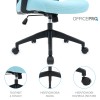 Крісло офісне Officepro Harmony OC310-B-BL-BL  Blue/Black - 896392 – мініатюра 14