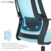 Крісло офісне Officepro Harmony OC310-B-BL-BL  Blue/Black - 896392 – мініатюра 8