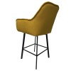 Крісло напівбарне Lounge  чорний без поворотного механізму Jasmine 02 - 702214 – 4