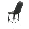 Полубарный стул Hiko  черный без поворотного механизма Jasmine 02 - 801004 – 4