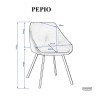 Стілець Pepio   сірий - 701826 – мініатюра 8