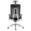 Кресло поворотное Dorian черный / алюминий - 897216 – мініатюра 7