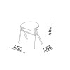 Стул Taco  RAL 9005 Austin 1 Ivory - 897372 – мініатюра 2