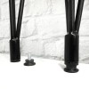 Ножка мебельная Конусная (тройная, трубка 10x1,2)  h-45 см черный - 897962 – 6