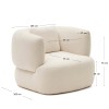 Кресло Martina кремовий - 898258 – мініатюра 5