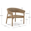 Крісло Arinella натуральний - 896822 – мініатюра 8