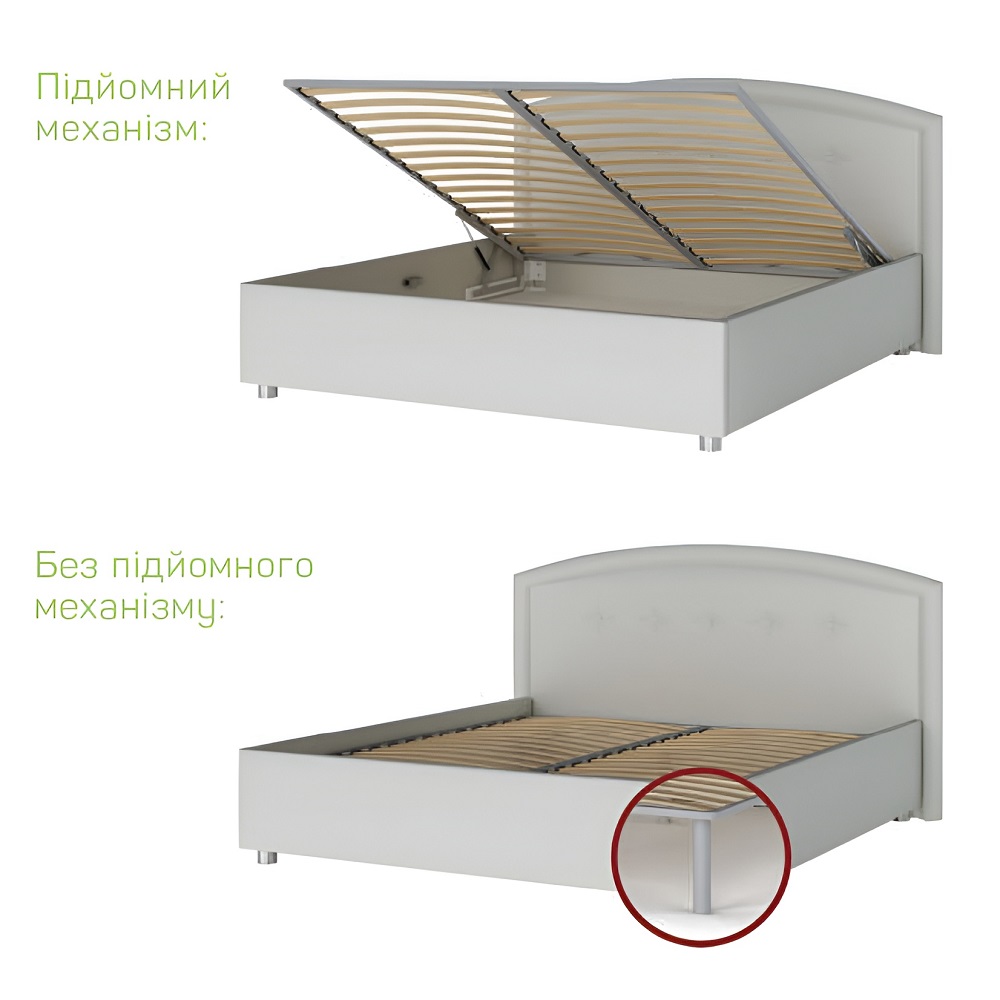 Кровать Амелия 90х190 Bone - 899865 - купить Кровати в Киеве и Украине ...