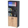 Стелаж NT5-80-2MD  антрацит білий - 897305 – мініатюра 2