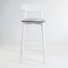 Напівбарний стілець Dan (Ден)  білий - 123799 – 2
