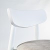 Напівбарний стілець Dan (Ден)  білий - 123799 – 9