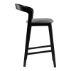 Полубарный стул Floki New black  черный - 101261 – 3