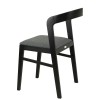 Стул Floki black выставочный образец 1 шт  RAL 9005 - 113629 – мініатюра 2