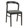 Стул Floki black выставочный образец 1 шт  RAL 9005 - 113629 – мініатюра 5