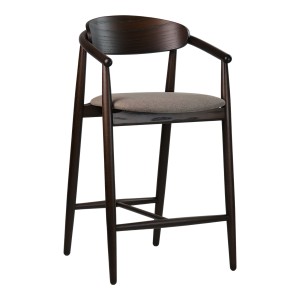 Напівбарний стілець Mamont semi-soft темний горіх - 897072