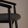 Полубарный стул Mamont semi-soft черный  рогожка Superior 19 - 897073 – мініатюра 6