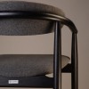 Напівбарний стілець Mamont soft чорний  рогожка Austin 19 - 897075 – мініатюра 6