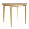 Стол раскладной Silva круглый дуб натуральный d-100+40 - 896181 – мініатюра 1