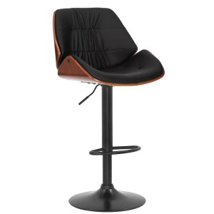 Барний стілець Grand чорна ніжка - 123458