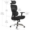 Кресло D1 Air Fabric  черный - 100545 – мініатюра 10