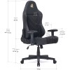 Геймерское кресло Cyberlux Helios  черный - 100560 – мініатюра 10