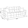 Раскладной диван Benefit 44/45  серый - 820510 – 6