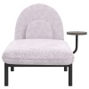 Шезлонг Soft Lounge со столиком  натуральный Belfast 01 - 897018 – мініатюра 3