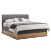 Ліжко з ящиками Ramona  дуб / сірий 160х200 без ламелів під матрац - 900381 – 2