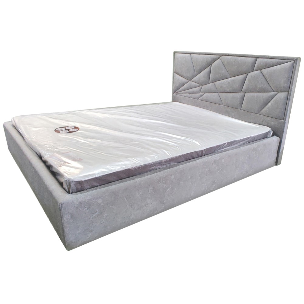 Мягкая кровать Тринидад 120х200 с подъемным механизмом премиум Chicago ...