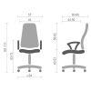 Кресло Galant GTP9 ergo CPT CHR68  пластиковые C 6 - 800656 – 4