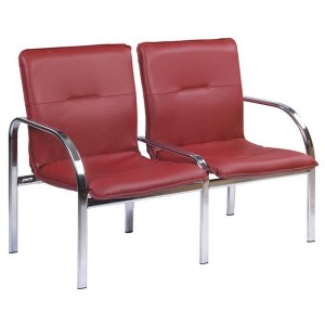 Кресло двухместное Staff-2 chrome - 820037