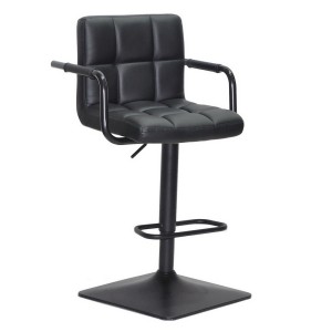 Барний стілець Tetris arm SQ black - 123737