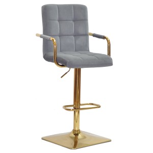 Барний стілець Tower arm SQ gold - 900533