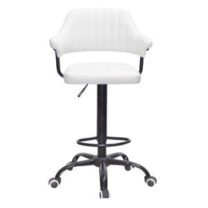 Барный стул на роликах Bottle Office black