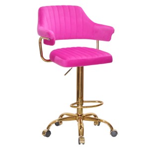 Барный стул на роликах Bottle Office gold - 899115