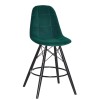Барный стул Eames velour  бук 65 см. бархат зеленый - 123692 – 2