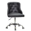 Стілець Salerno Office  чорна екошкіра Black O - 133728 – мініатюра 1