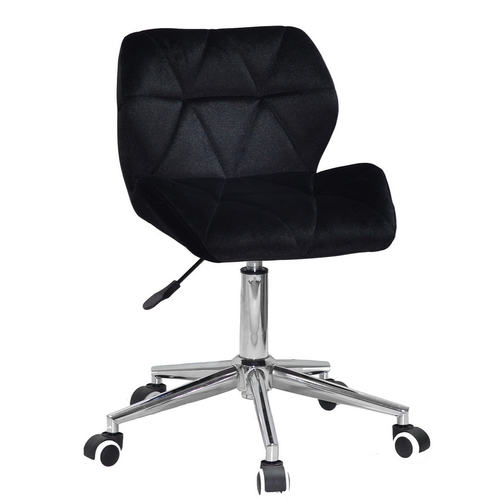 Cтілець Shell Modern Office Black N оксамит пурпур - 966430 – фото 1 Cтілець Shell Modern Office Black N оксамит пурпур - 966430 – фото 1