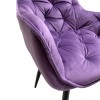 Кресло Nora black  бархат пурпур - 800737 – 3