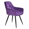 Кресло Nora black  бархат пурпур - 800737 – 4