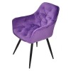 Кресло Nora black  бархат пурпур - 800737 – 5