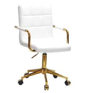 Стілець Tower arm office cross gold