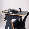 Стол с регулируемой высотой Freelance ХL  графит 600х800 - 303070 – 5